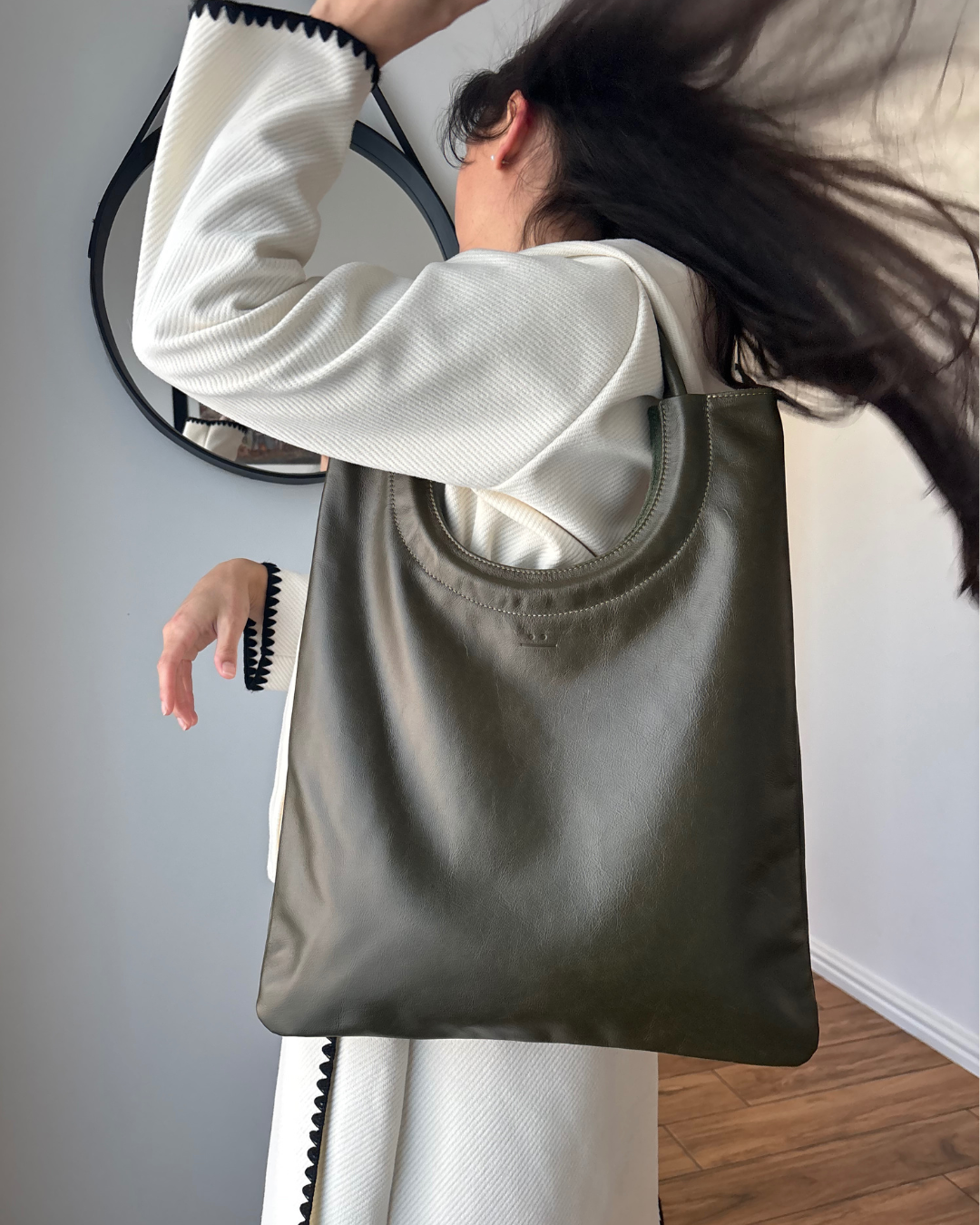 Mixed Emotions Reversible Tote - Envy